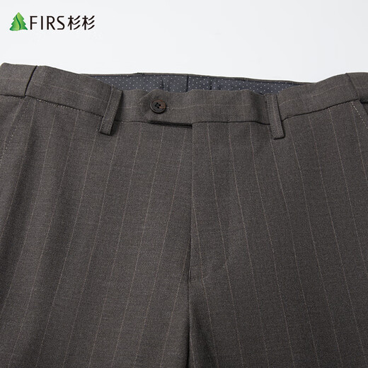 Shanshan suit men's slim business casual professional formal suit trousers striped wedding groom's wedding dress