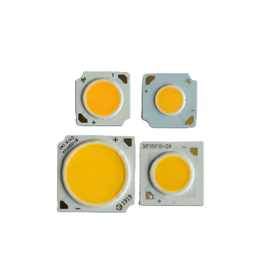 12V24V high brightness COB wick DC low voltage spotlight track light replacement and maintenance 7 light-emitting surface-13*13 base plate DC-12V_3000K warm light_3-8W