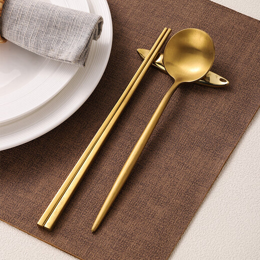 Fortune Pig stainless steel chopstick holder creative chopstick holder for home high-end tableware new chopstick holder exquisite and beautiful spoon holder pillow type chopstick holder - mirror color