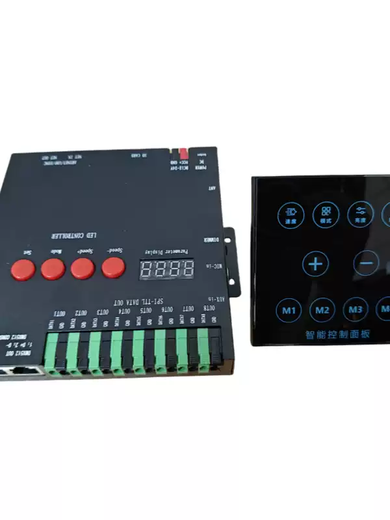 Led magic light controller marquee running lights programmable rgb wedding hall KTV banquet hall dedicated T1K music + DMX all-in-one machine