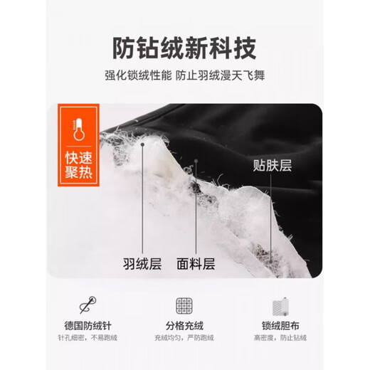 Snow Flying (SNOWFLYING) goose down pants for women to wear as outerwear, leggings workwear, 2025 new winter high-end trousers, Northeast minus 40 cold protection, foot letter style_whole body 95% white goose down M_90-100Jin Jin equals 0.5 kg