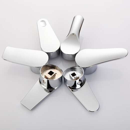 A beautiful faucet handle switch kitchen basin shower shower hot and cold water mixing valve handle repair accessories suitable for 40# valve core faucet handle