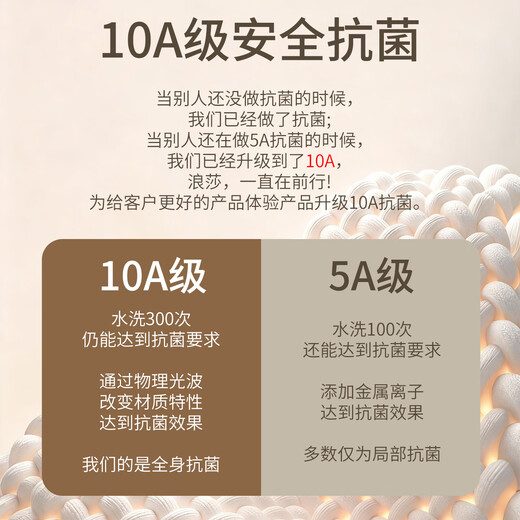 浪莎（LangSha）秋衣秋裤男士纯棉 保暖内衣套装10A抑菌防螨棉毛衫棉裤薄款打底衫