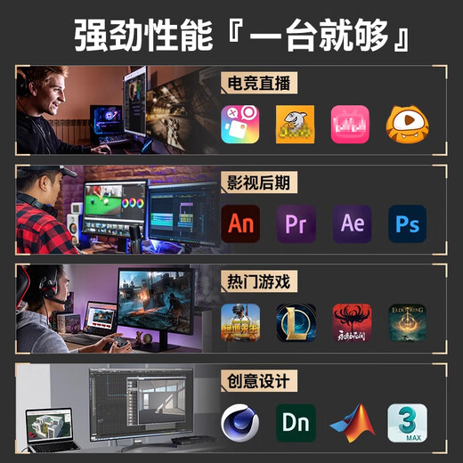 CZZ desktop assembly computer, Core i7 to i9 level e-sports desktop computer, computer 4060 e-sports host, independent graphics for office use, large subsidy for home gaming water-cooling machine, set of two i9-level 24-core 4G independent graphics/32G/stable gaming console + 27-inch high-brush monitor + keyboard and mouse set