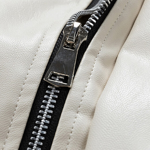 Pierre Cardin Jacket Men's Autumn and Winter Velvet Lapel Trendy Warm Casual Loose Leather Jacket Brown L