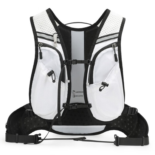 Imagen de águila (inoxto al aire libre) Carrera a campo traviesa y bolsas de agua de senderismo al aire libre de ultra ligera bolsa impermeable Bolsa de montañismo 12L Mochila para hombres y mujeres 12L White (solo mochila)