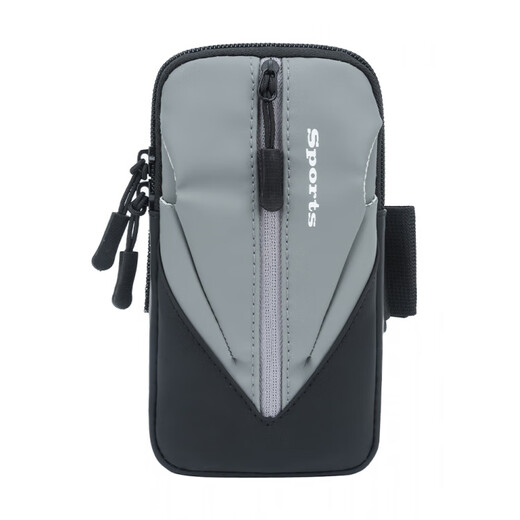 TFO competition grade men's and women's off-road running mobile phone arm bag sports outdoor fitness arm storage bag wrist bag black gray