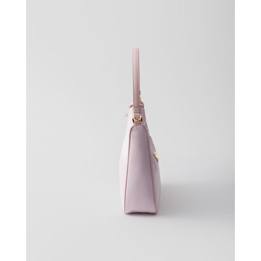 PRADA Women's Alabaster Pink Recycled Polyamide Mini Zipper Closure Handbag 1N204M_R064_F0WZT 1N204M_R064_F0WZT