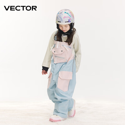 Vector children's ski pants for girls, waterproof and warm one-piece ski pants for boys, single and double board ski equipment, Toy Story, fast shipping, M 160_Suitable for height 155-165c