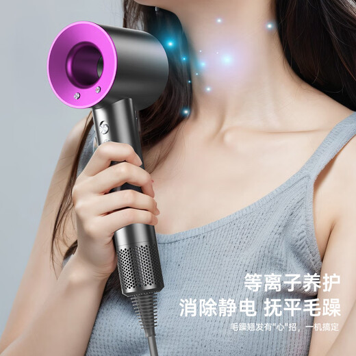 Leifen Ruiyue Hair Dryer Home Silent Negative Ion High Power Hair Dryer Hair Dryer Home Hair Salon Constant Temperature Hair Care Series Special for Men and Women Hair Styling Rose Red - No Nozzle Billion-level Hydrating Negative Ions Constant Temperature Hair Care Cable 1.7 Meters Gift Box