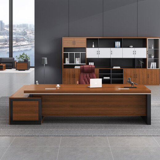 Shengli single boss office desk and chair manager table president table combination executive desk boss table 1.8*0.8 meters single table