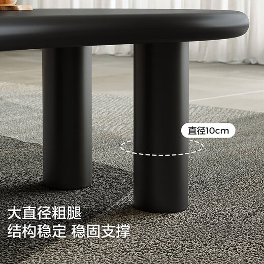 Lin's home cream Fengyunduo coffee table table living room home French style TV cabinet 2025 new small apartment wood industry NU1L