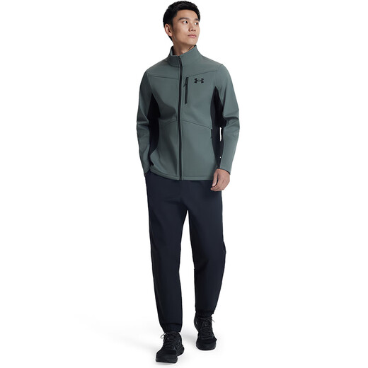 UNDERARMOUR Autumn and Winter Shield Men's Outdoor Sports Jacket 1321438 Peach Gray 015 L