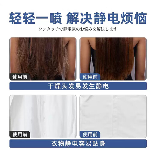 PISSA Anti-static Spray 300ml Clothes Fragrance De-wrinkle Softener Clothes Anti-static Remover Deodorizes Long-lasting Fragrance