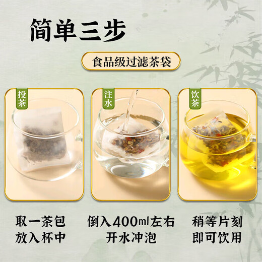 北京同仁堂青钱柳玉米须桑叶茶山楂苦荞麦荷叶降高决明子搭血压脂血糖养生茶 1盒40袋