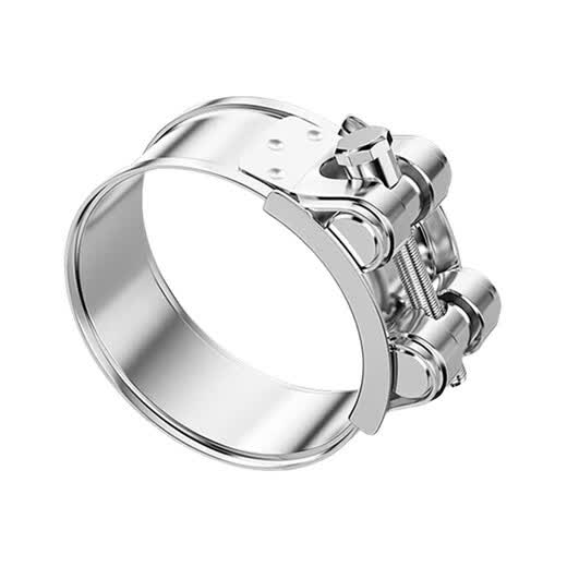 Yonglishang 304 stainless steel strong hose clamp European pipe clamp clamp fixed ring buckle water pipe clamp strong hose clamp 20-22 (2 pieces)