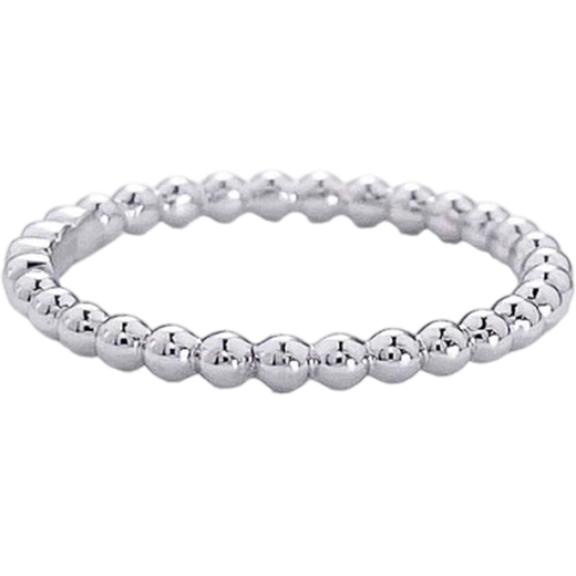 Beijing Gold Trading Center Co., Ltd. Platinum solid light bead ring, rolling ball hoop ring is more fashionable when stacked (Mid-Autumn Festival gift for mother and lover’s birthday, platinum solid light bead ring (approximately 3.12g)