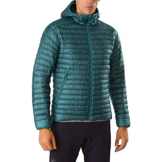 ARC TERYX New Year's Gift Cerium SL Hooded Sports Lightweight Down Jacket Winter Men's Inspiration Gray/Pegasus M