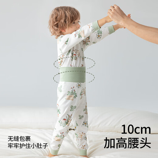 Betis children's pajamas set spring and autumn new style boys and girls baby skin-friendly home clothes pure cotton long-sleeved Category A