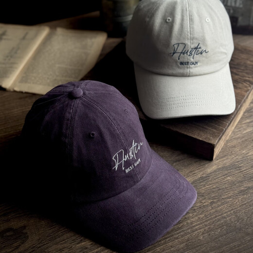 Bestguy/American style large fashion deep top baseball cap men's retro deepened peaked cap women's widened purple new soft violet adjustable (58-61cm)