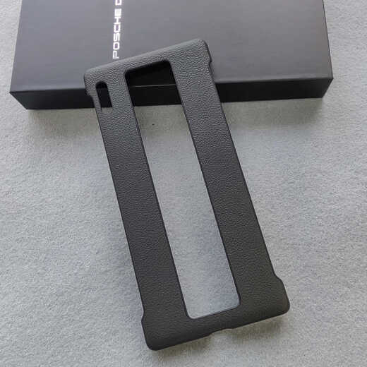 Temeike is suitable for Huawei mate30rs Porsche design mobile phone case original genuine leather protective case anti-fall ultra-thin back cover men's and women's 30rs mobile phone case new business black red boxed (black) single back shell Huawei Mate 30 RS Porsche design
