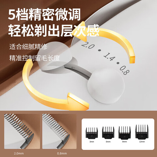 Pet shaver for trimming dogs and cats, special electric hair clipper for golden retrievers, Teddy pet hair clipper, standard + spare blade