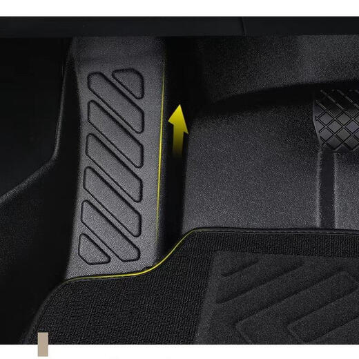 GISAEV door sill cover - exclusive for Toyota Rongfang Lufang Corolla Ralink Camry fully surrounded by TPE car floor mats door sill cover double layer TPE floor mats + black jacquard blanket Toyota Enjoy