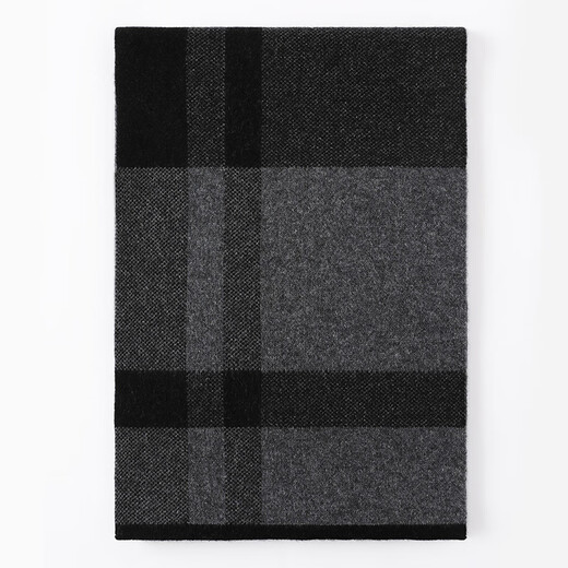 EVAIOGG high-end 100% cashmere scarf men's winter thickened warm plaid scarf birthday gift for boyfriend and husband Mituo 30*180CM