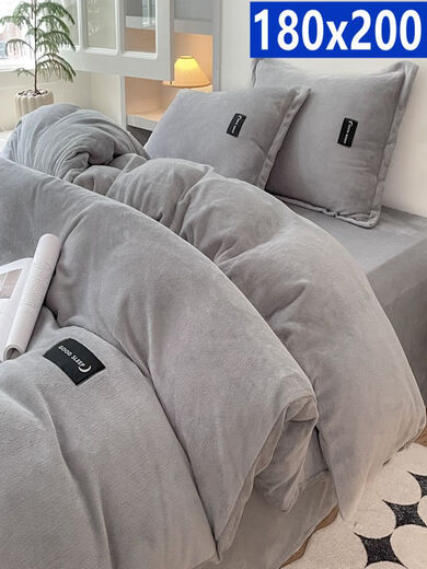 Yong Huan 1.8x2m winter milk plus velvet quilt cover 180cmx200cm double-sided plush quilt cover 1.8x2m Cute Dog Life Class A milk velvet baby available single quilt cover 180x200cm