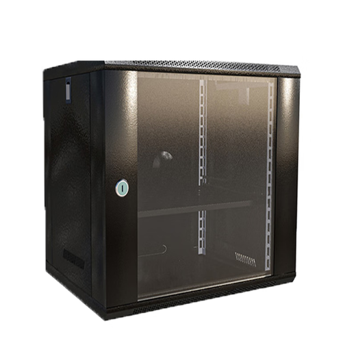 Aegis Santuo network server nas cabinet 6u9u12u cooling 1 meter 1.2 meter ups patch panel router 15u24u switch monitoring storage wall-mounted small 12u thickening and deepening width 600 depth 600 height 640 (four doors can be opened)