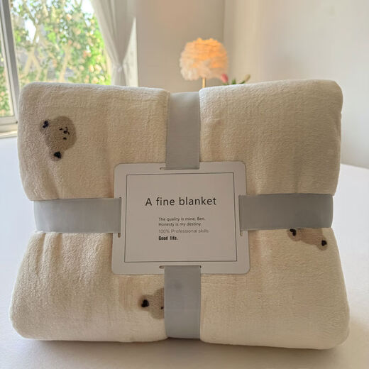 Sanqihu Milk Velvet Blanket Summer Air Conditioning Blanket Machine Washable Double Sided Velvet Sofa Cover Blanket Shawl Nap Blanket Four Seasons Little Daisy Premium Quality Inspected Health Care 100*120c Leg Cover Baby