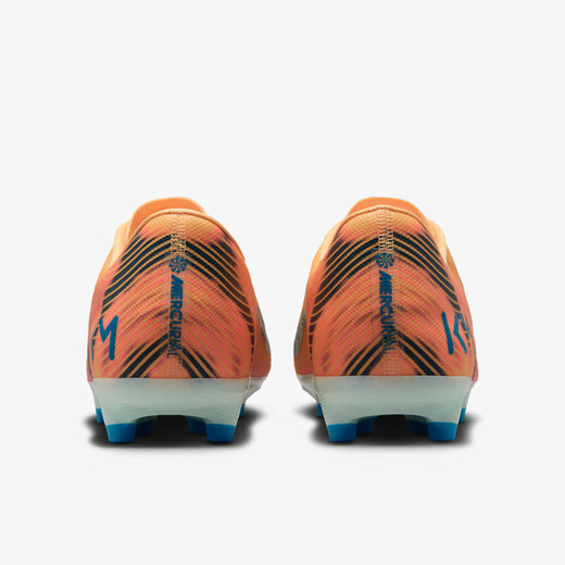 Nike (NIKE) Mercurial 16 Mbappe KM mid-range FG/MG mixed nail football shoes for adults men FQ8377-801 801 light melon orange_peacock blue_Igloo blue 45 feet length 29cm