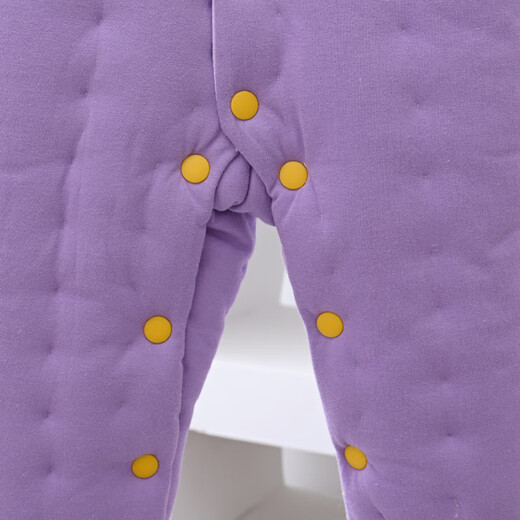 Disney (Disney) Winter Thickened Newborn Infants and Children's Cotton Clothes Suits for Men and Women Baby Handmade Pure Cotton Suspenders Cotton Pants and Jackets T2002 Suit Dual-purpose Gear-Yellow Rabbit 73 (4-8 Months)