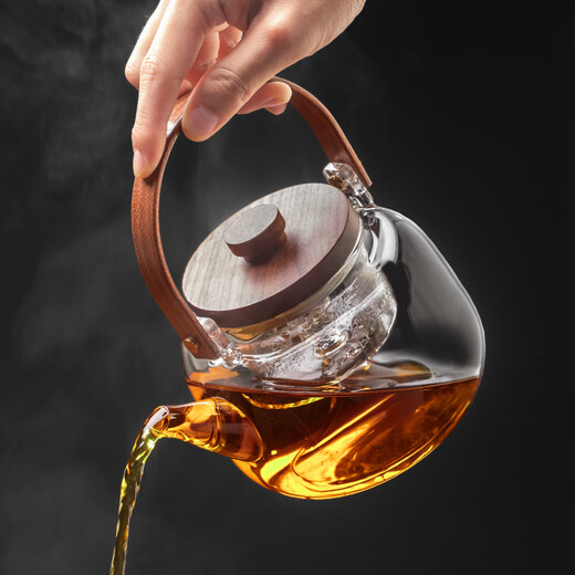 Gaoming (gaoming) 2025 new style tea-making equipment around the stove, household indoor full set of electric ceramic stove, roasting stove, tea set set, steaming teapot, plain style teapot + campfire stove