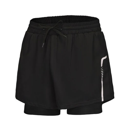 2025 new men's swimming trunks double layer anti-embarrassment men's swimming trunks swimsuit racing quick-drying beach shorts N32+C60 five-piece swimming cap swimming goggles nose clip earplugs L L Recommended weight 100-115Jin Jin is equal to 0.5 kg