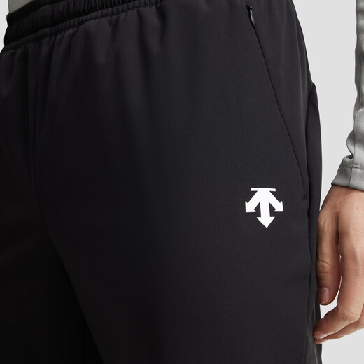 DESCENTE DESCENTE TRAINING series comprehensive training sports and fitness men's water-repellent woven sports trousers BK-black L (175/84A)