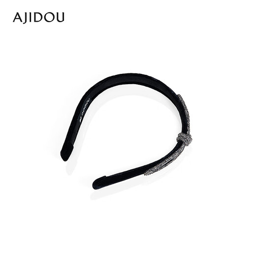 AJIDOU Ajidou hair accessories women's black fashion headband fabric hair accessories high skull headband black 1 piece