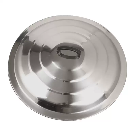 Yusenyi thickened stainless steel pot lid household cooking pot lid extra large old-fashioned round large pot flat lid universal iron pot lid (42CM) full size extra thick pot lid