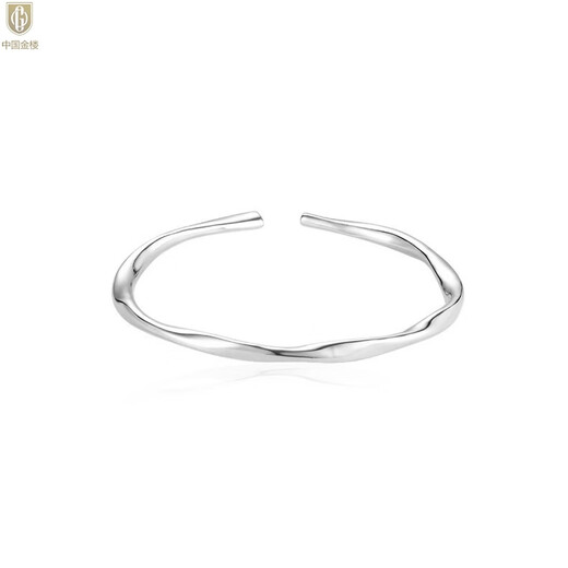 SHIGEFUKU Mobius Love Endless Loop Platinum Bracelet