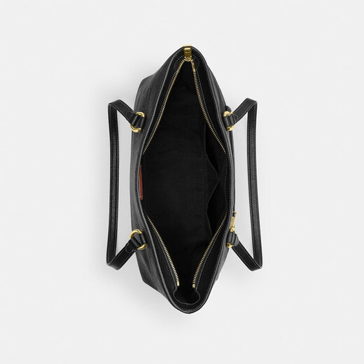 COACH brand direct supply women's STATION shoulder handbag black CCD49 New Year gift