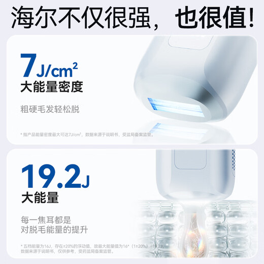 Haier Sapphire Freezing Point Hair Removal Device, Leg and Armpit Bikini Line Removal, Female College Birthday Gift, Home Use YT301, Chinese Valentine's Day Gift for Girlfriend