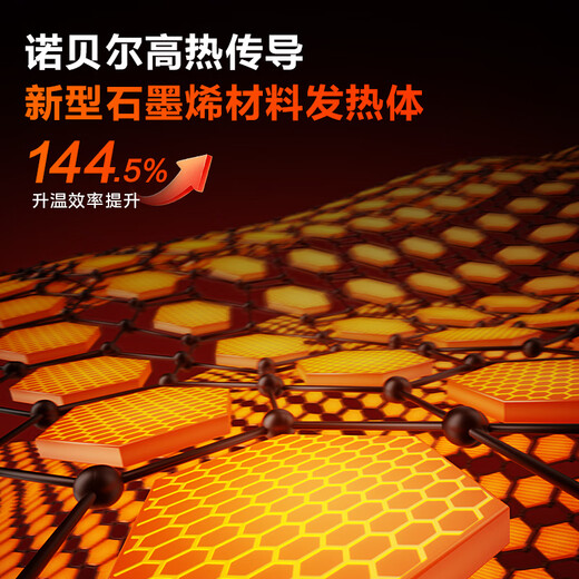 Midea flame tower heater graphene voice heater vertical home bedroom living room energy-saving electric heater electric heater whole house heating fast heating small sun HFS22LM