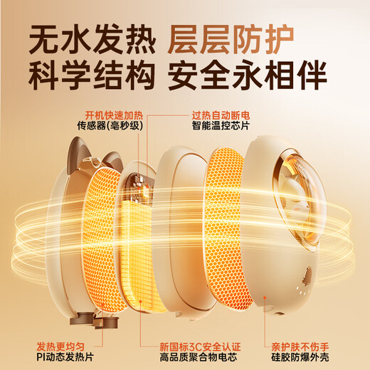 Miniso has sold 1 million+ new hand warmers on the whole network. The new 3C certified rechargeable hand warmer with long battery life is cute and portable. Give birthday gifts to boyfriends and girlfriends. Girls have sold 1 million+ on the whole network. The flagship model Huang Xiaoli will be delivered to your door today/tomorrow. Suitable for both gifts and personal use.