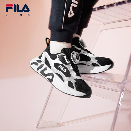 FILA Children's Shoes Running Shoes 2025 Winter Knob Buckle Sports Shoes for Boys and Girls