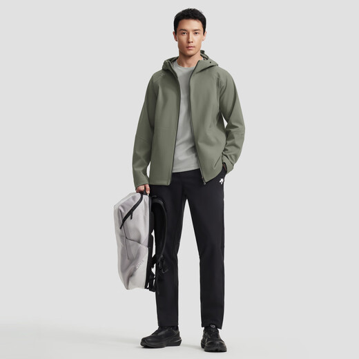 DESCENTE DESCENTE TRAINING series comprehensive training sports and fitness men's water-repellent woven sports trousers BK-black L (175/84A)