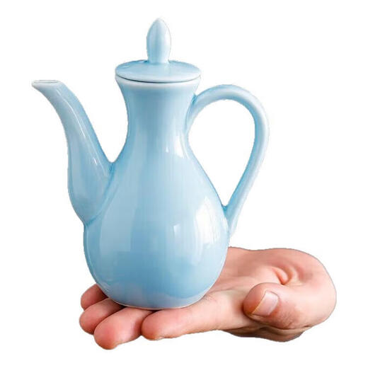 Mid-Autumn Festival gift ceramic wine set, white wine cup set, white wine spirits wine divider, wine set, portable ceramic wine set, beauty pot--single pot