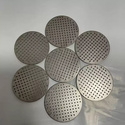 Yusenyi 5.2cm 5. Thickened stainless steel 92.5mm handheld molding machine electric dough press accessories round base sheet (thickened 2.5mm) 5.2CM diameter square hole