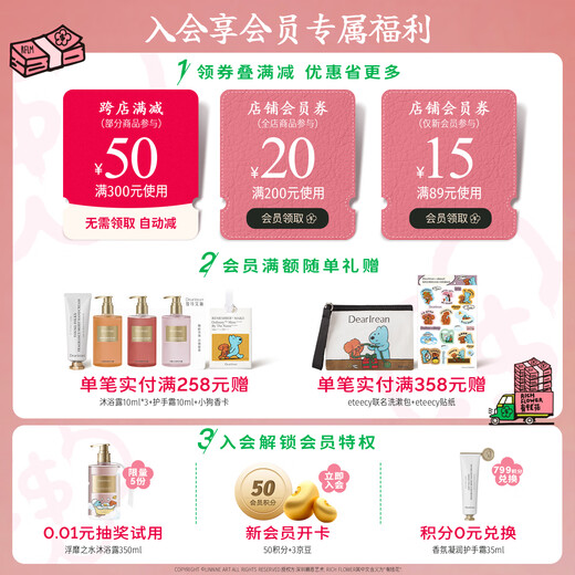 Unique Erin (Dear lrean) Feng Jianyu recommends fragrance condensed hand cream 35ml Brittany autumn and winter hydrating hand moisturizing hand mask
