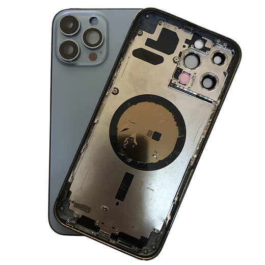 Suitable for Apple back cover pro back shell assembly pro max original glass back cover disassembly of the middle frame 13mini back cover integrated note color 95 US version shell