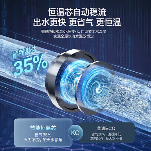 Vanward Small Universe 13BE1 15% national subsidy 13 liters of gas water heater natural gas water gas dual-adjustable constant temperature household gas-saving anti-freeze forced exhaust type trade-in